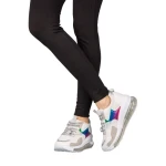 Дамски спортни обувки  бели  от еко кожа и текстилен материал  Tursa