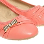 Детски балерини  Ribera коралов цвят