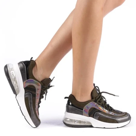 Дамски спортни обувки  Nikol зелени