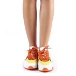 Дамски спортни обувки  Sadal бели със жълто