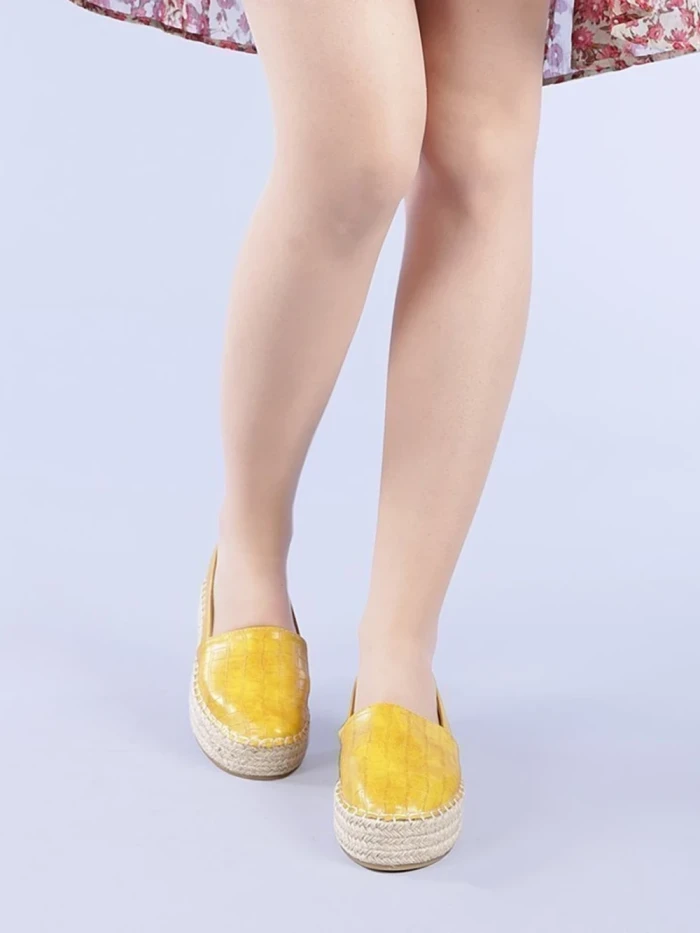 Дамски еспадрили Madalina жълти