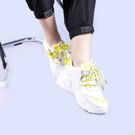 Дамски спортни обувки Pemota жълти