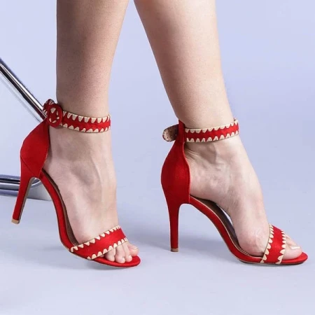 Дамски сандали Usaghi червени