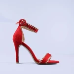 Дамски сандали Usaghi червени