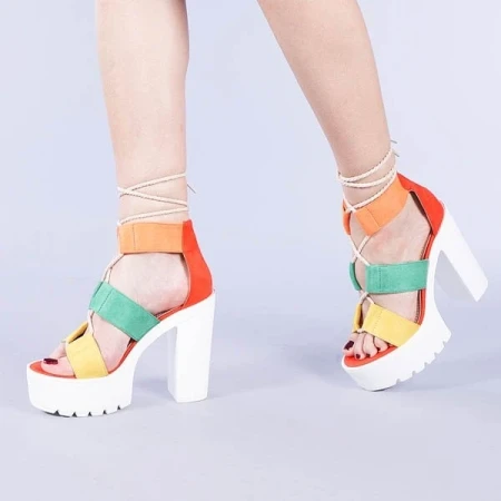 Дамски сандали Yasmine червени