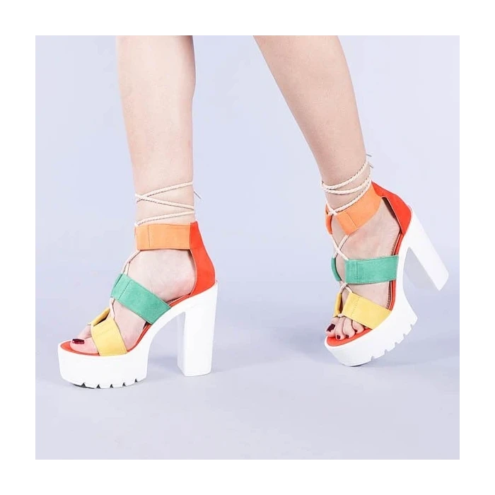 Дамски сандали Yasmine червени