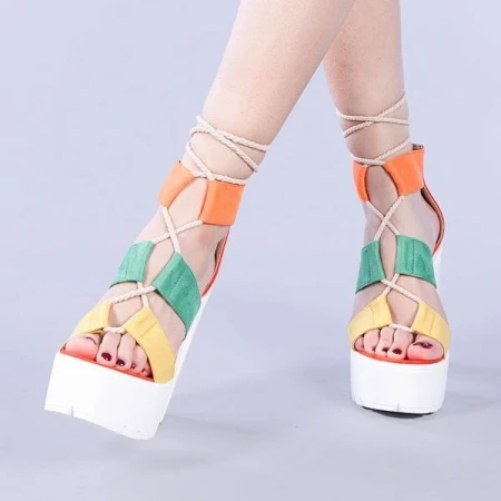 Дамски сандали Yasmine червени