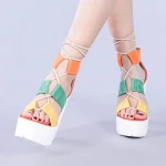 Дамски сандали Yasmine червени