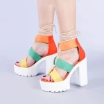 Дамски сандали Yasmine червени