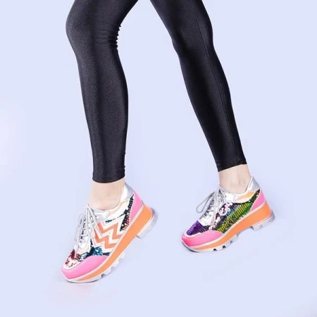 Дамски спортни обувки Tereza цикламени