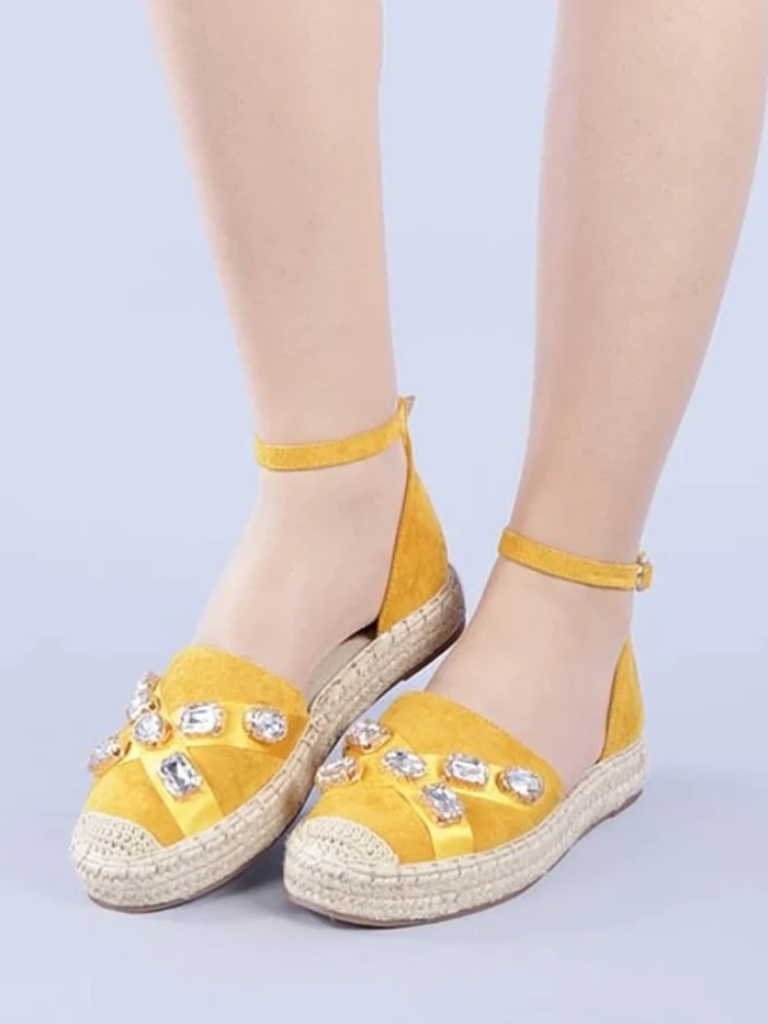 Дамски еспадрили Raluca жълти