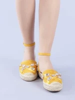 Дамски еспадрили Raluca жълти