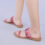 Дамски чехли Simina цикламени