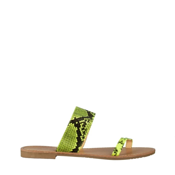 Дамски чехли Simina жълти