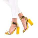 Дамски сандали Faith жълти
