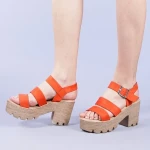 Дамски сандали Nicola оранжеви