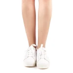 Дамски спортни обувки Pompilia Бели с жълто