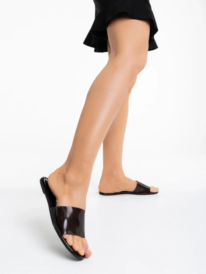 Дамски чехли черни Myrna