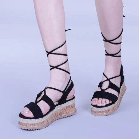 Дамски сандали Afina черни