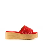 Дамски чехли Minodora червени