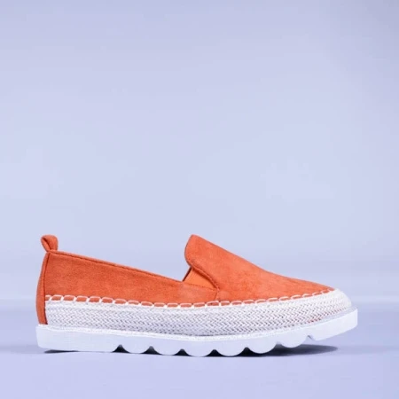 Дамски мокасини Beatrice оранжеви