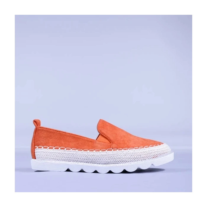 Дамски мокасини Beatrice оранжеви
