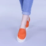 Дамски мокасини Beatrice оранжеви