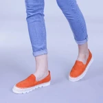 Дамски мокасини Beatrice оранжеви