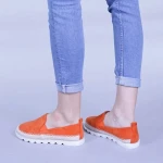 Дамски мокасини Beatrice оранжеви