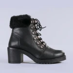 Боти от естествена кожа Dove черни