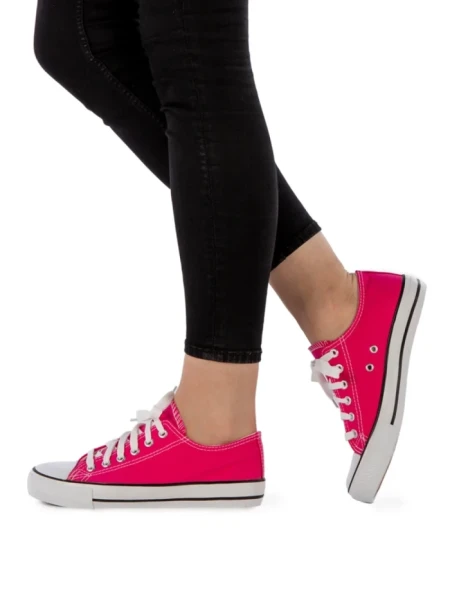 дамски кецове Yolanda цикламени