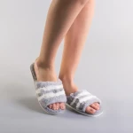 Дамски чехли  Miva сиви