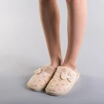 Дамски чехли  Gisa бежови