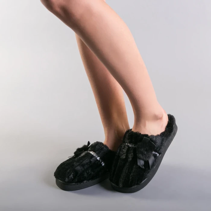 Дамски чехли  Rema черни