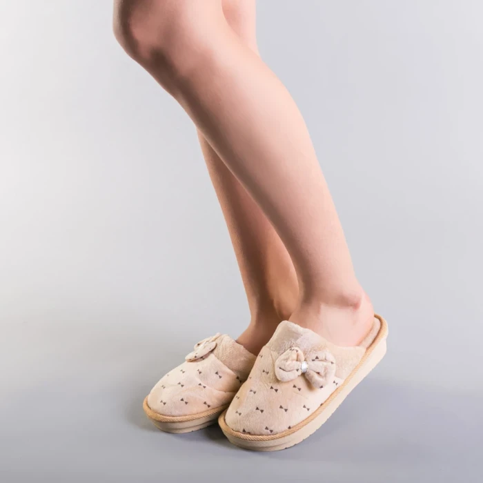 Дамски чехли  Ninis бежови