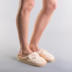 Дамски чехли  Ninis бежови