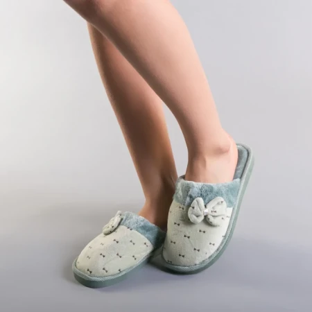 Дамски чехли  Gisa зелени