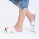 Дамски чехли  Zaya зелени многоцветно