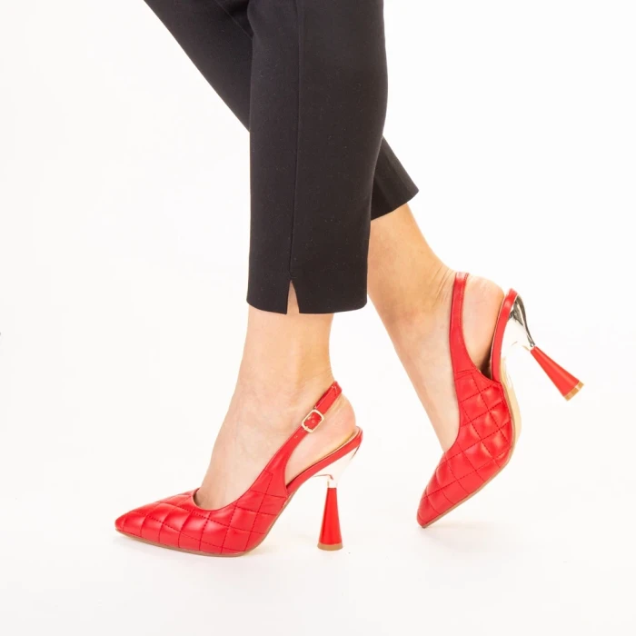 Дамски сандали  Sahar червени