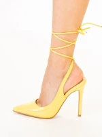 Дамски обувки Davina жълти