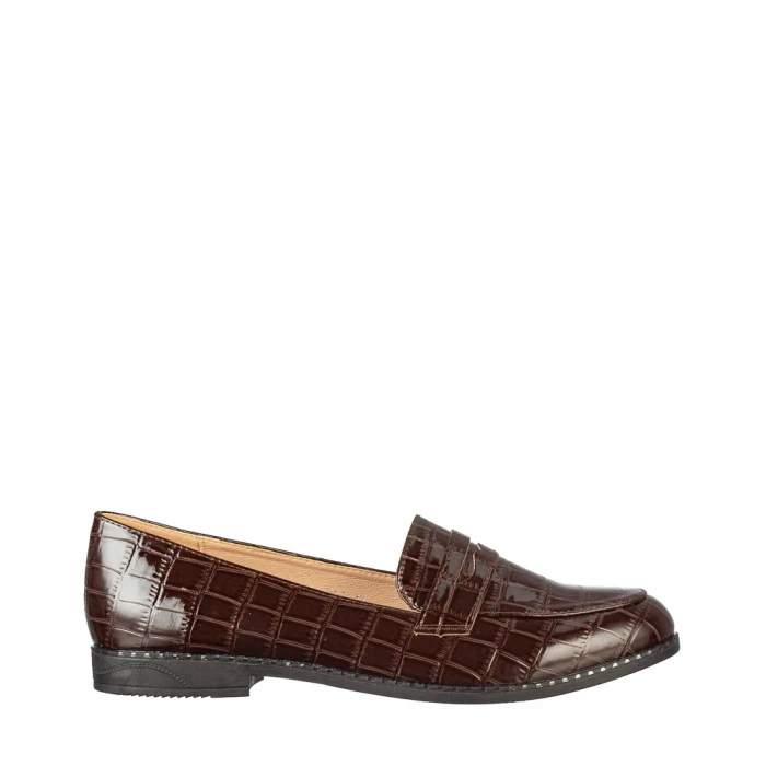Дамски мокасини Amala кафяви