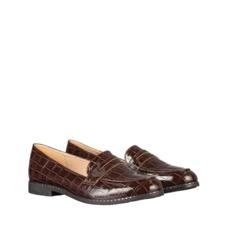 Дамски мокасини Amala кафяви