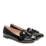Дамски мокасини Divine черни