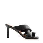 Дамски чехли Crysta черни