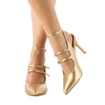 Дамски сандали  Esma златисти