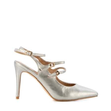 Дамски сандали  Esma сребристи