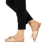 Дамски чехли  Hazany бежови