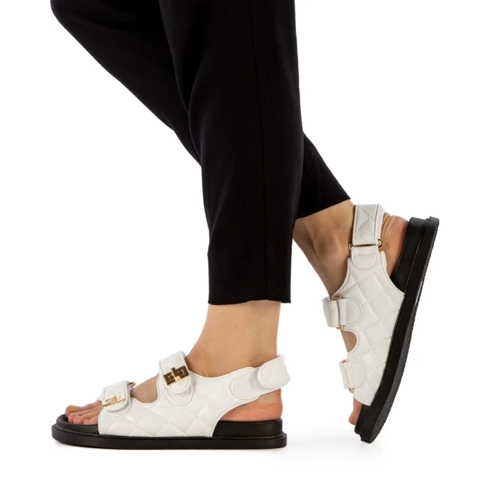 Дамски сандали  Minda бели