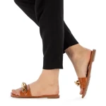 Дамски чехли  Samyna камел