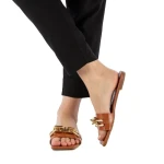 Дамски чехли  Samyna камел